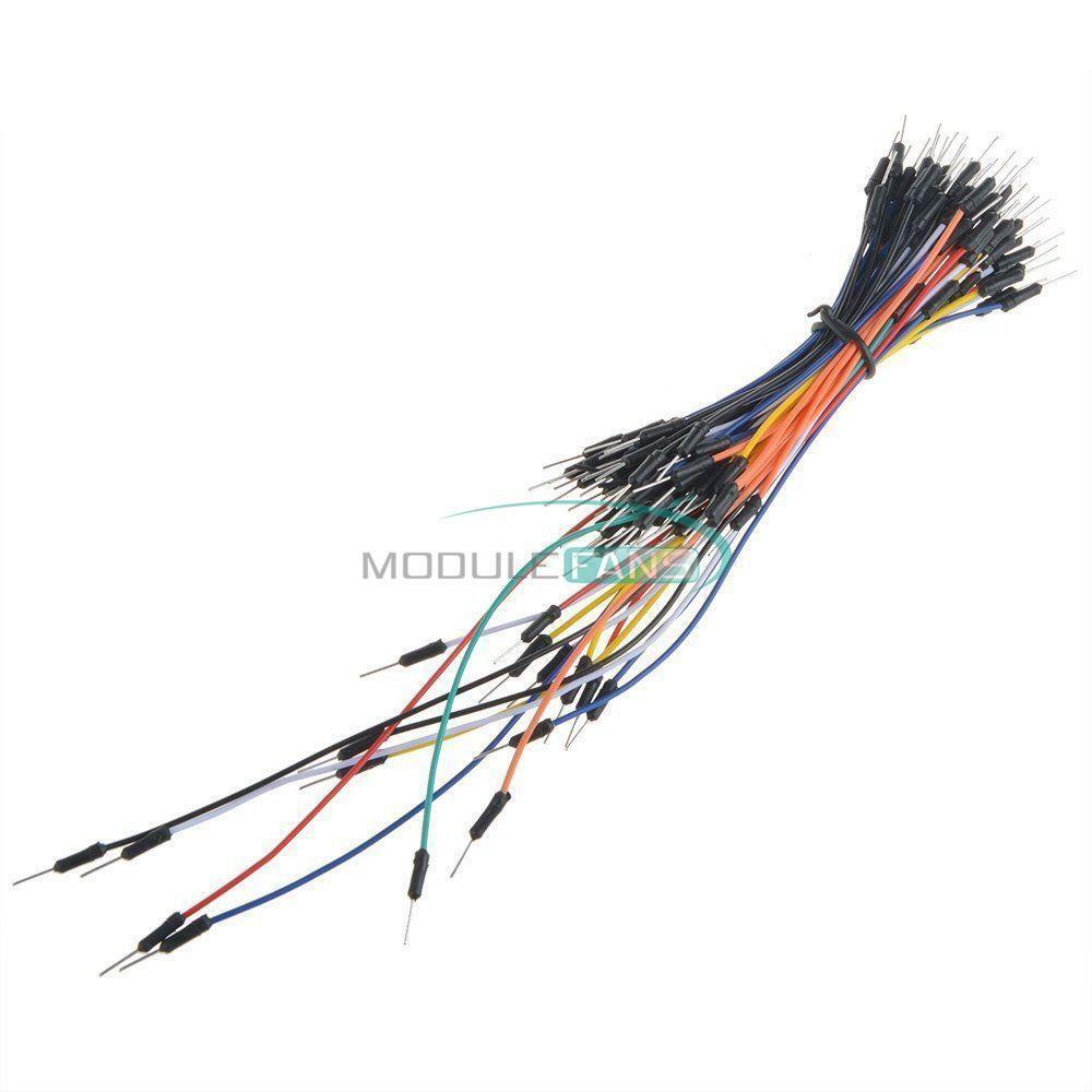 Solderless 830 Tie Points  PCB Breadboard MB102+65Pcs Jumper Cable wires Arduino