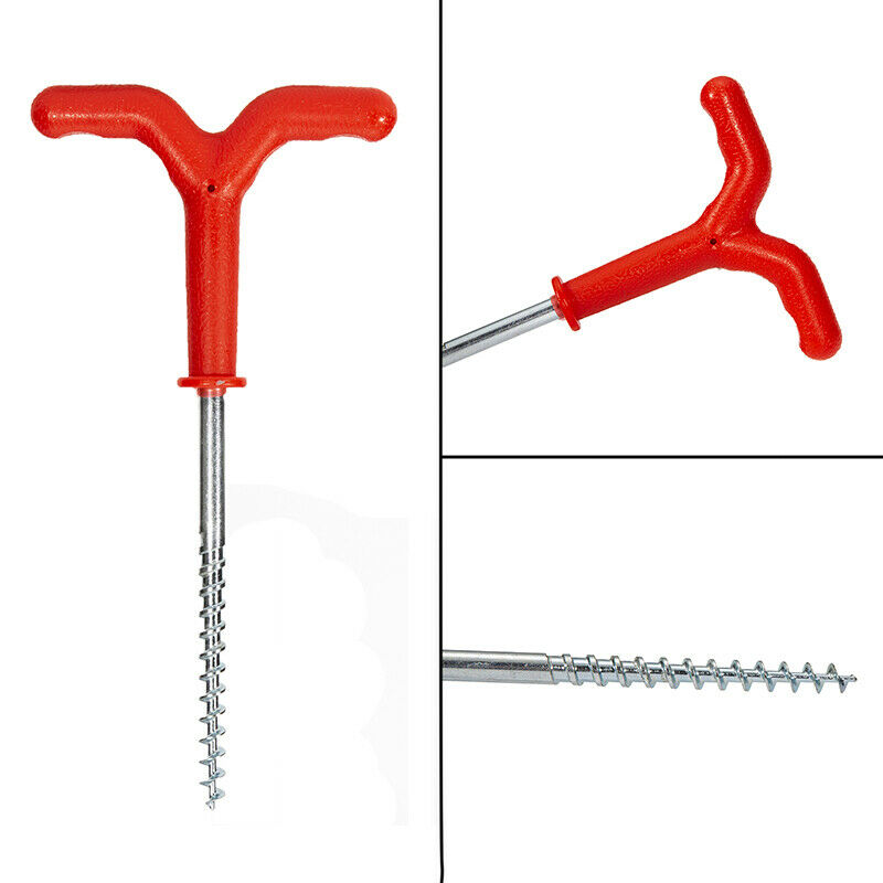 Multipurpose Spiral Rod Fixed Ice Drill Auger Holder Fishing Tackle AccessorBDA
