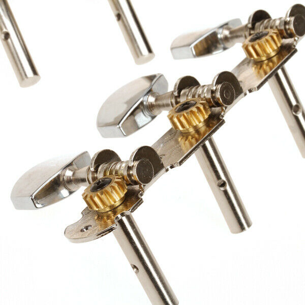 Classical Guitar Tuning Pegs Machine Heads Tuners w/ Chrome Tip