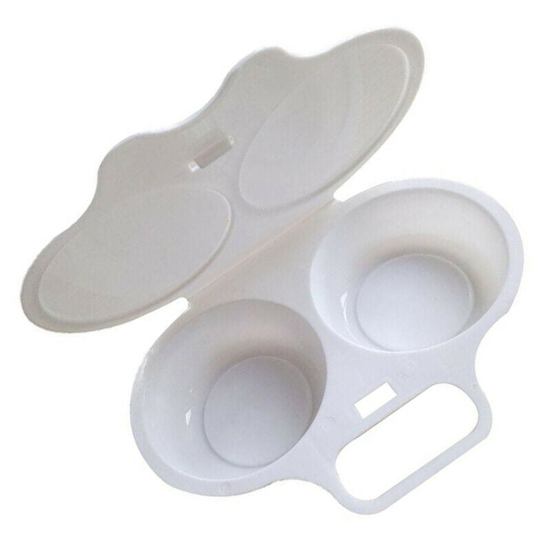 Kitchen Microwave Oven Round Shape Egg Steamer Cooking Mold Egg Poacher Egg DEAU