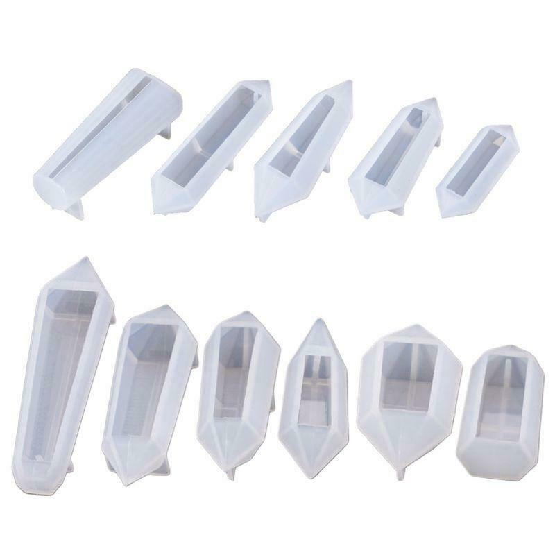 11 Pcs/Set Pendant Silicone Mold Crystal Epoxy Mould DIY Hanging Ornament Making