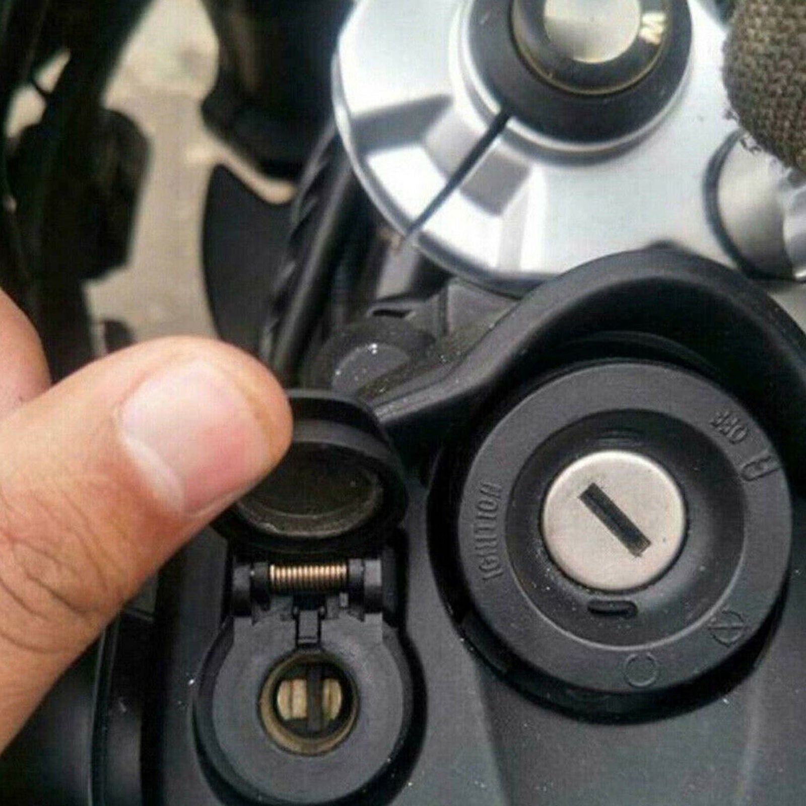 Red LED USB & Type C Charger Motorcycle Power Outlet Adapter For BMW DIN Socket