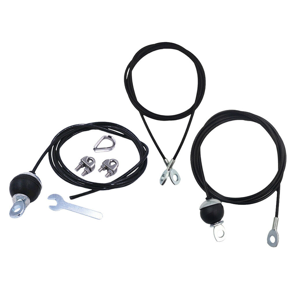 3 Pieces Steel Fitness DIY Pulley Cable System Biceps Hand Gym Equipment