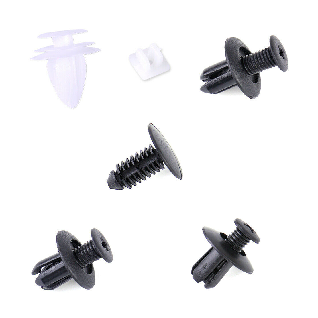150x 6 Sizes Car Bumper Push Rivet Clip Retainer Fastener Moulding Trim Panel An