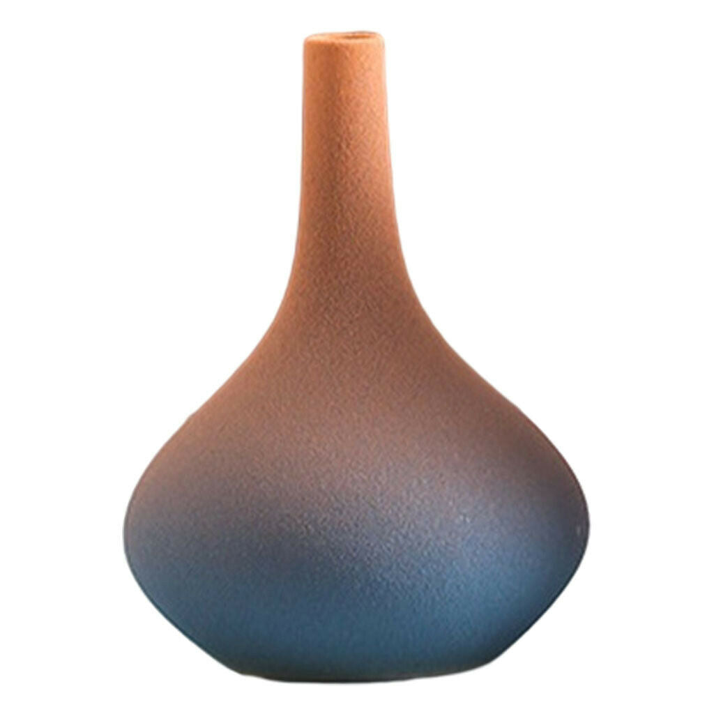 Modern Flower Vase Flowerpot Elegant Home Living Room 9.5x13cm Mouth 1.5cm