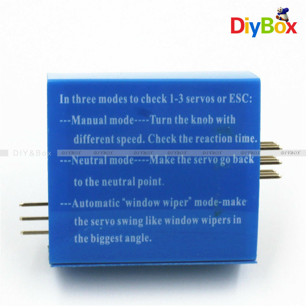 Adjustment Steering Gear Tester CCPM 3-Mode ESC Servo Motor for RC Helicopters