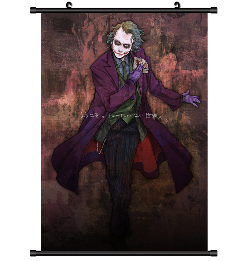 4401 Batman superhero Joker manga anime Home Decor Poster Wall Scroll