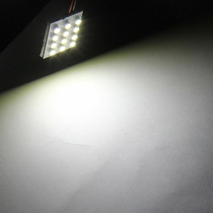 12V Car/Truck Interior Panel 12 SMD LED White Map Dome Light Lamp Universal Fit
