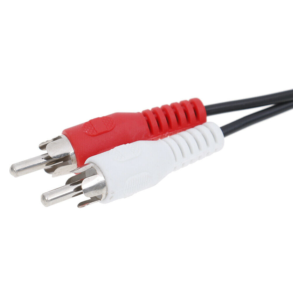 3.5mm jack mini plugto 2 RCA male stereo ohono audio speaker adapter cable.l8