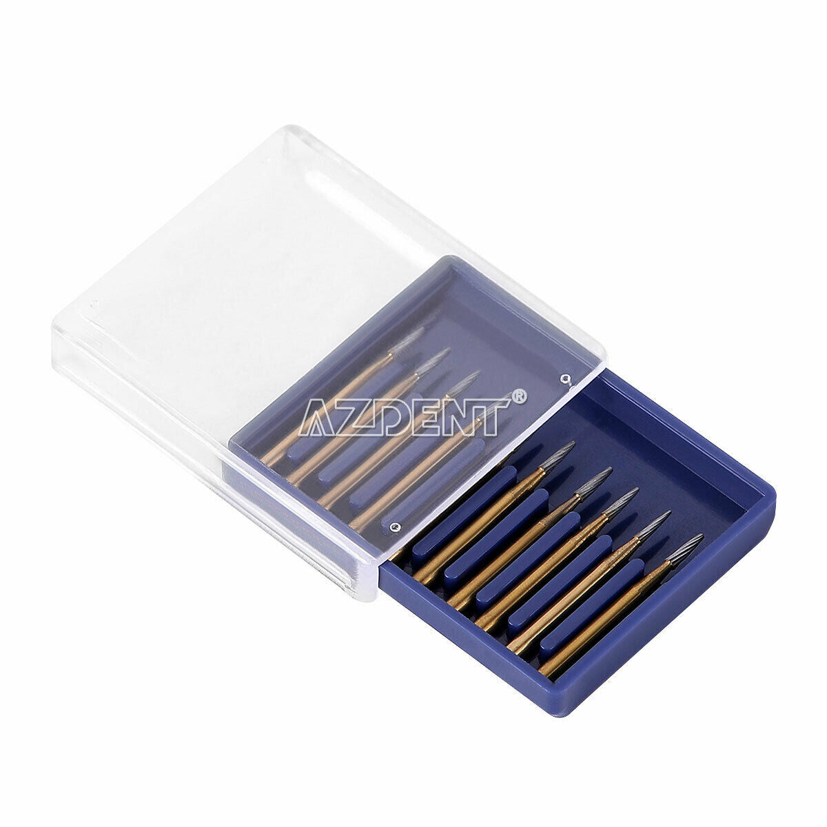 3X Dental Tungsten Steel Carbide Burs FG 7902 Titanium Coated for High Speed