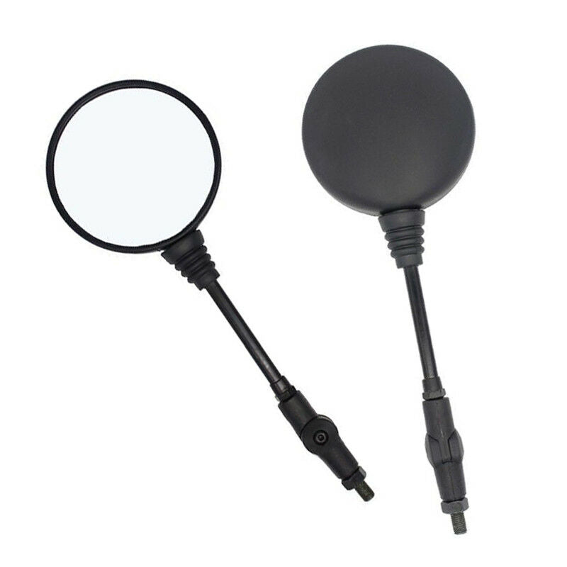 Universal Motorcycle Scooter Bikes Folding Rear View Mirror 10mm 8mm Thread Kit