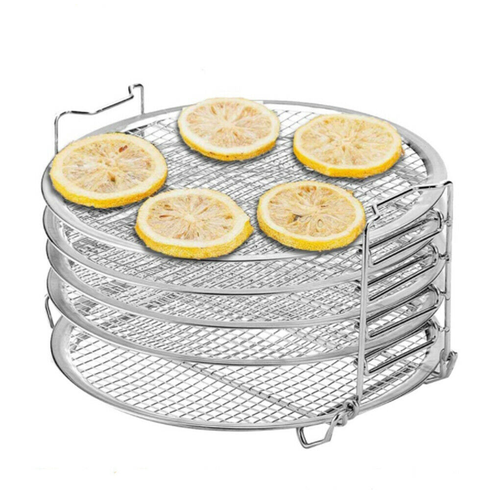 5 Layers Air Fryer Food Dehydrator Drying Stand Rack For Pressure Cooker Oven