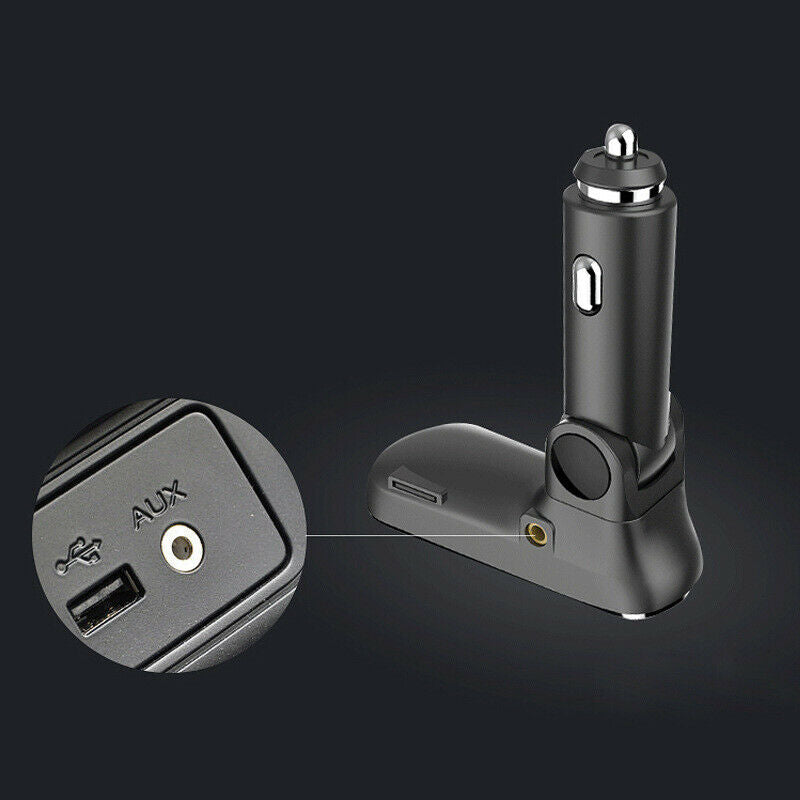 Hands-free Wireless Bluetooth FM Transmitter MP3 Player Dual USB Charger Adapter