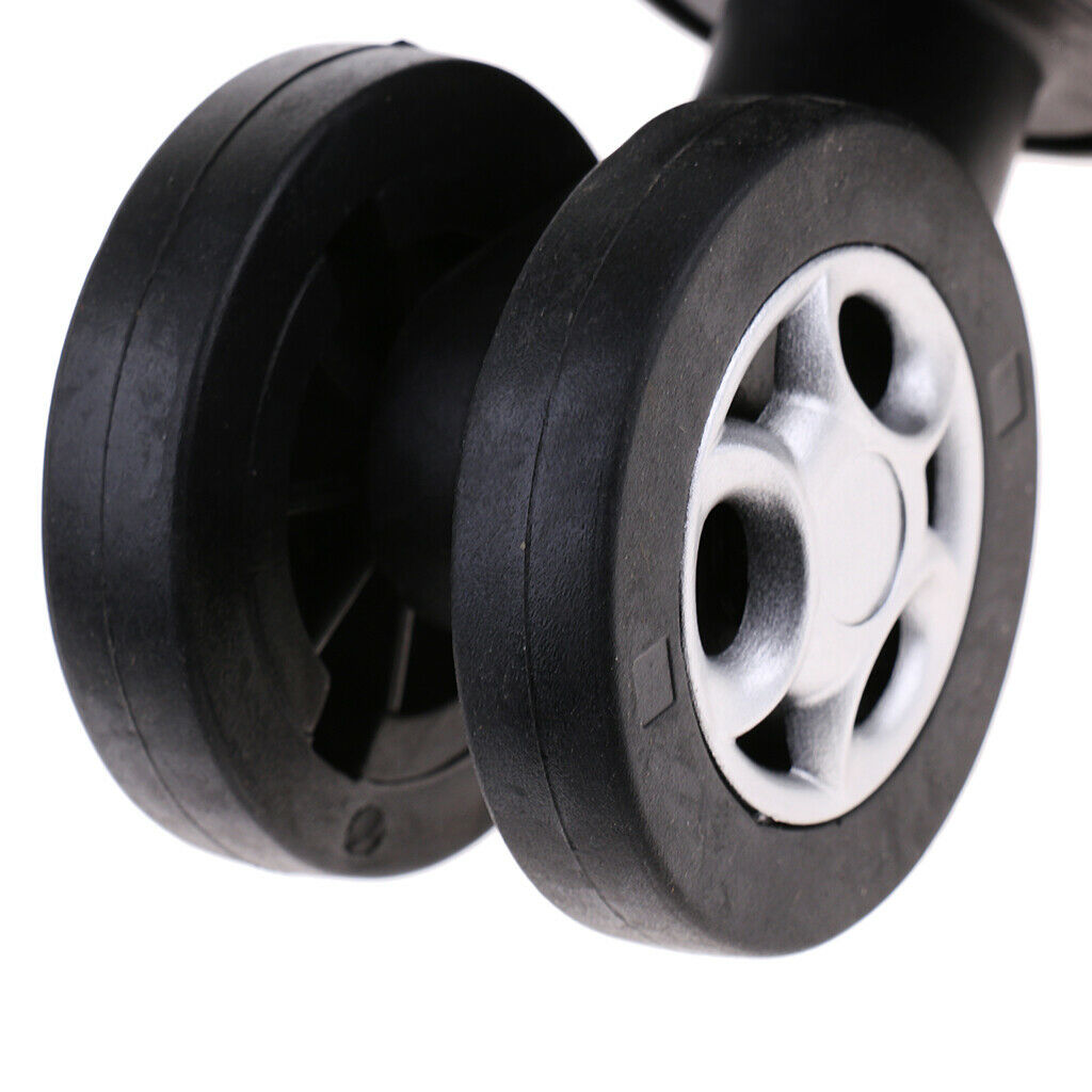 2pcs Luggage Bags Suitcases Spare Wheels 360 ° Detachable Wheel