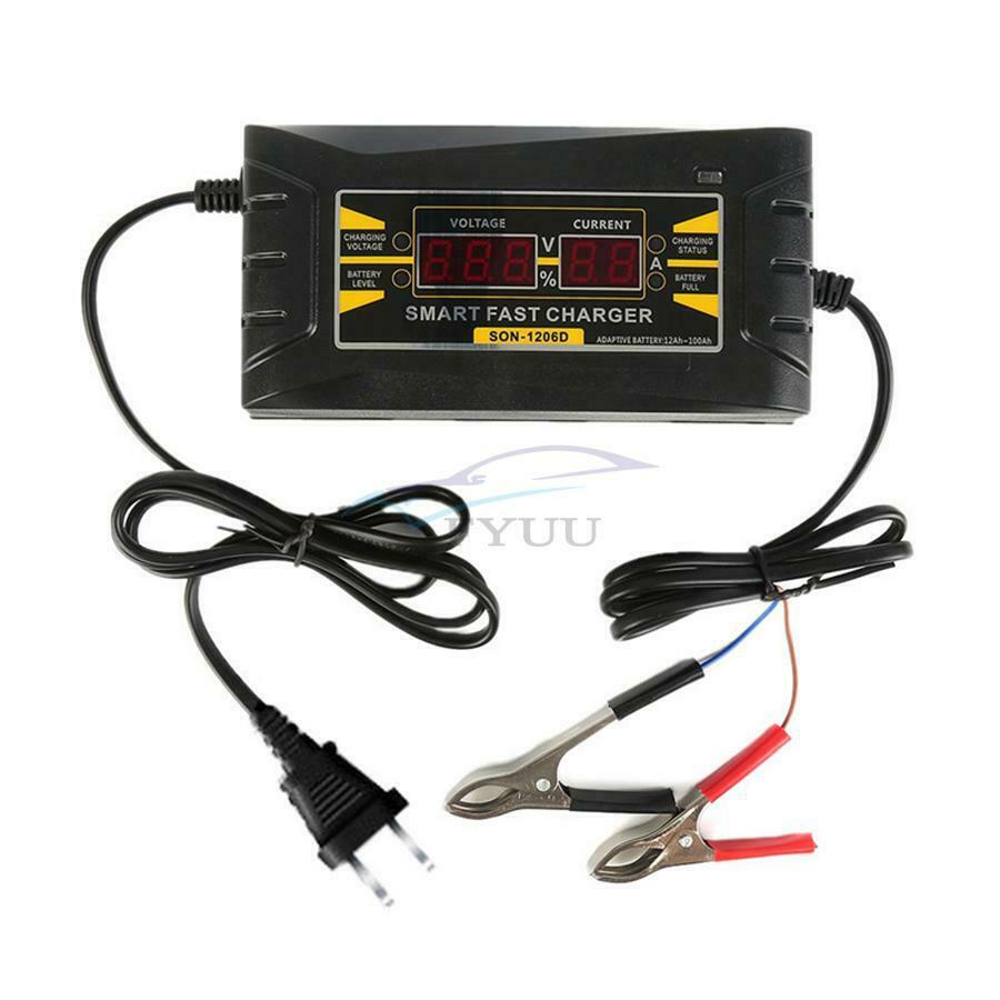 12V 10A Circuit Protection MCU Controller PWM Charging Mode Battery Charger-USA
