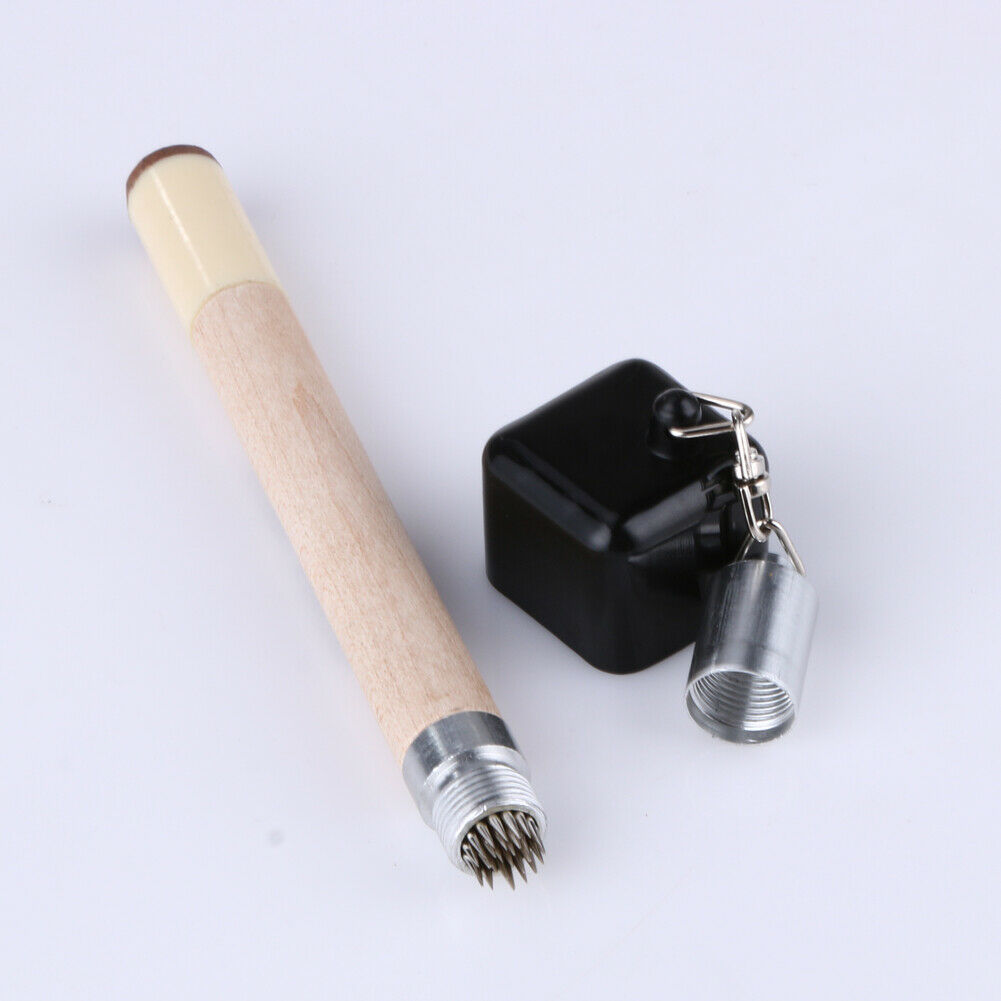 Pocket Pool Billiard Chalk Holder Pricker Cue Tip Prep Tool Table Handle @