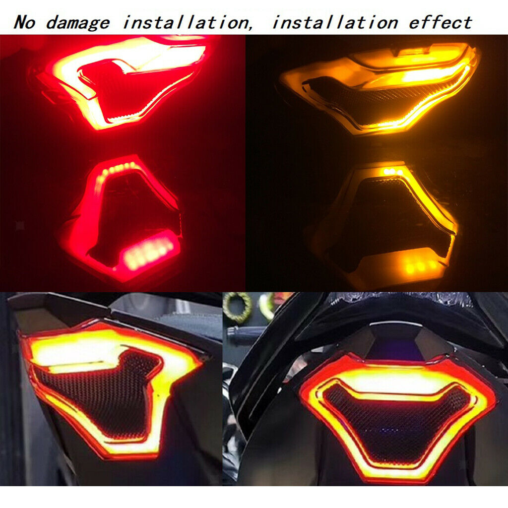 12V LED Taillight Turn Signal Fits for YAMAHA Y15ZR LC150 MT07 MT25 R25 R3