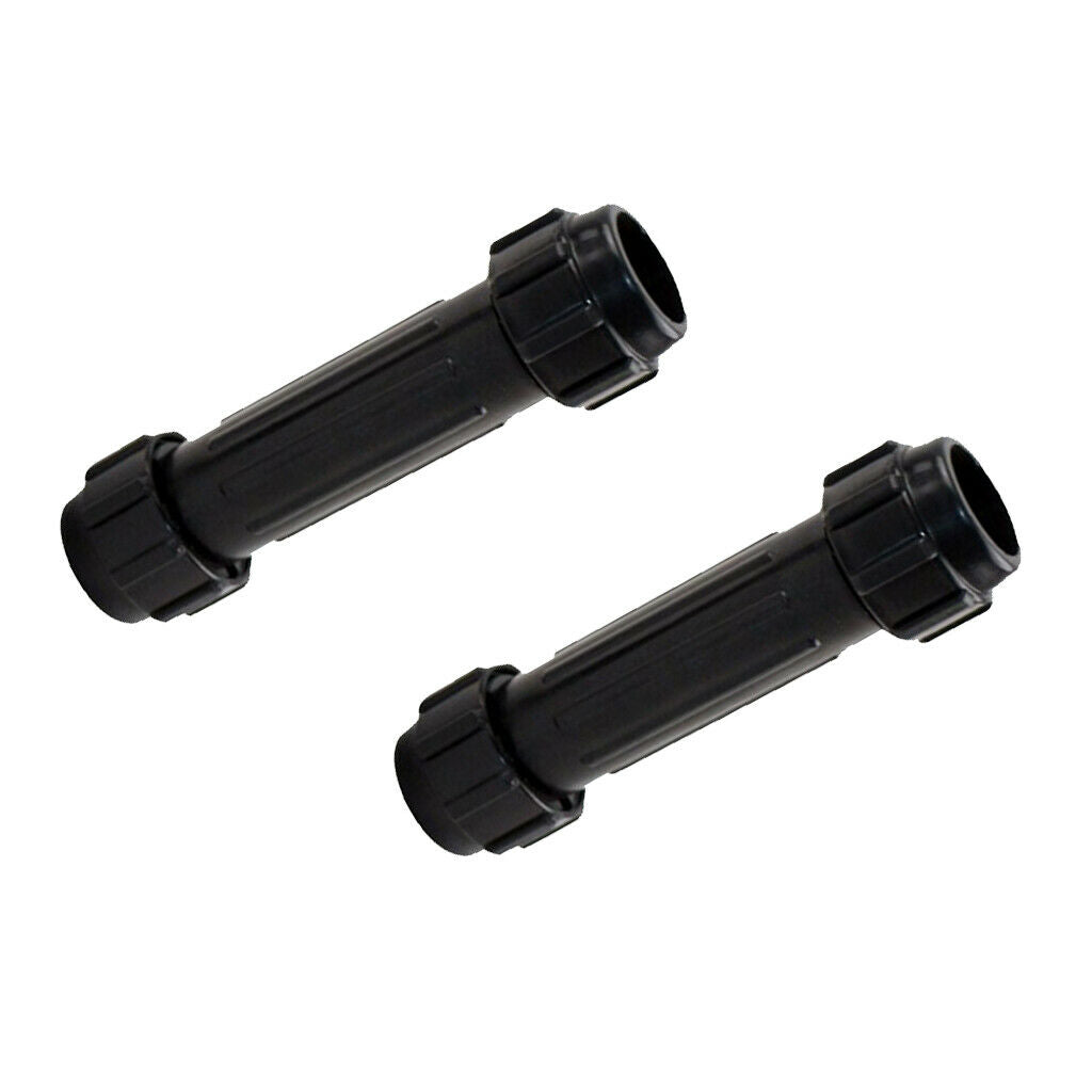 prettyia Kayak Paddle Oar Connectors Joint Replacement for Boat Canoe Black