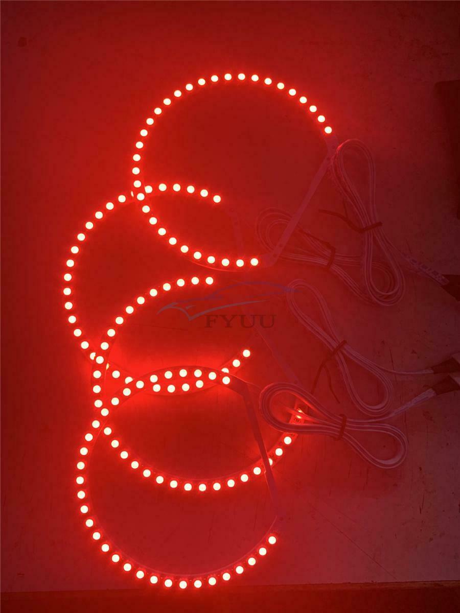 131mm6A 5050 SMD LED Angel Eye Ring With RGB Controller For92-98 BMW E36 3Series