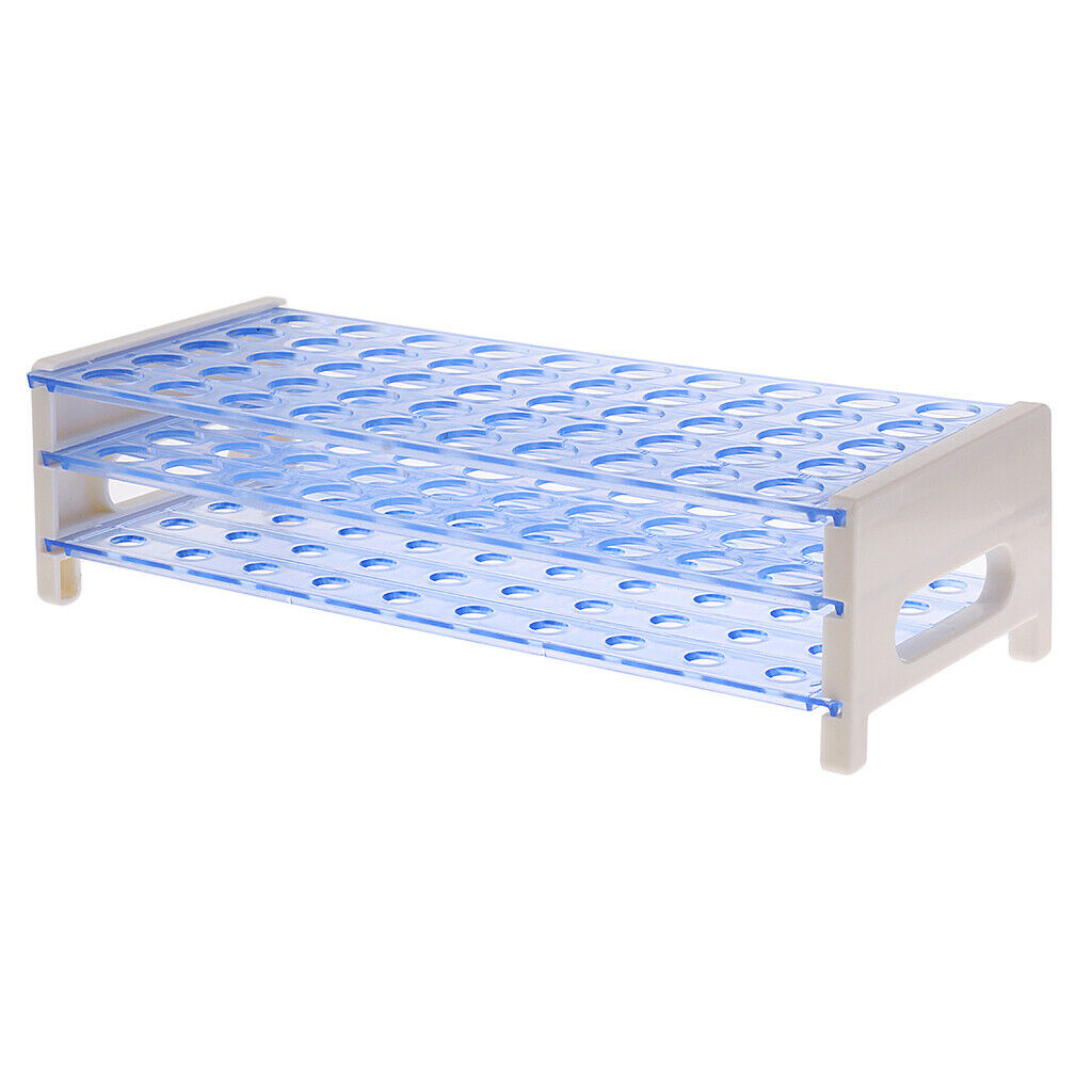 16mm 50 Vents Lab Test Tube Rack Holder Pipe Stand Support Laboratory Supply