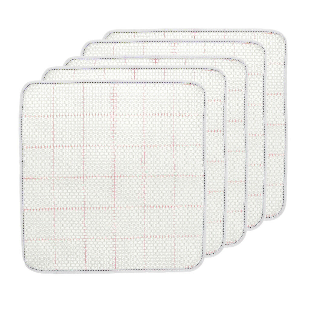 5pcs Blank Latch Hook Rug for Tapestry Carpet Making Embroidery Crafts