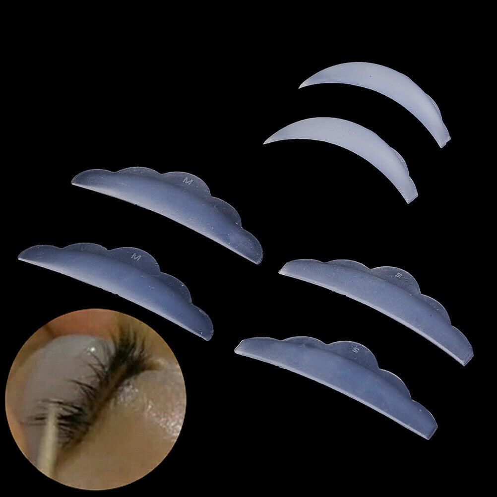 3 Pairs Silicone Eyelash Lift Curlers Silicone Eye Lash Extension Shields.l8