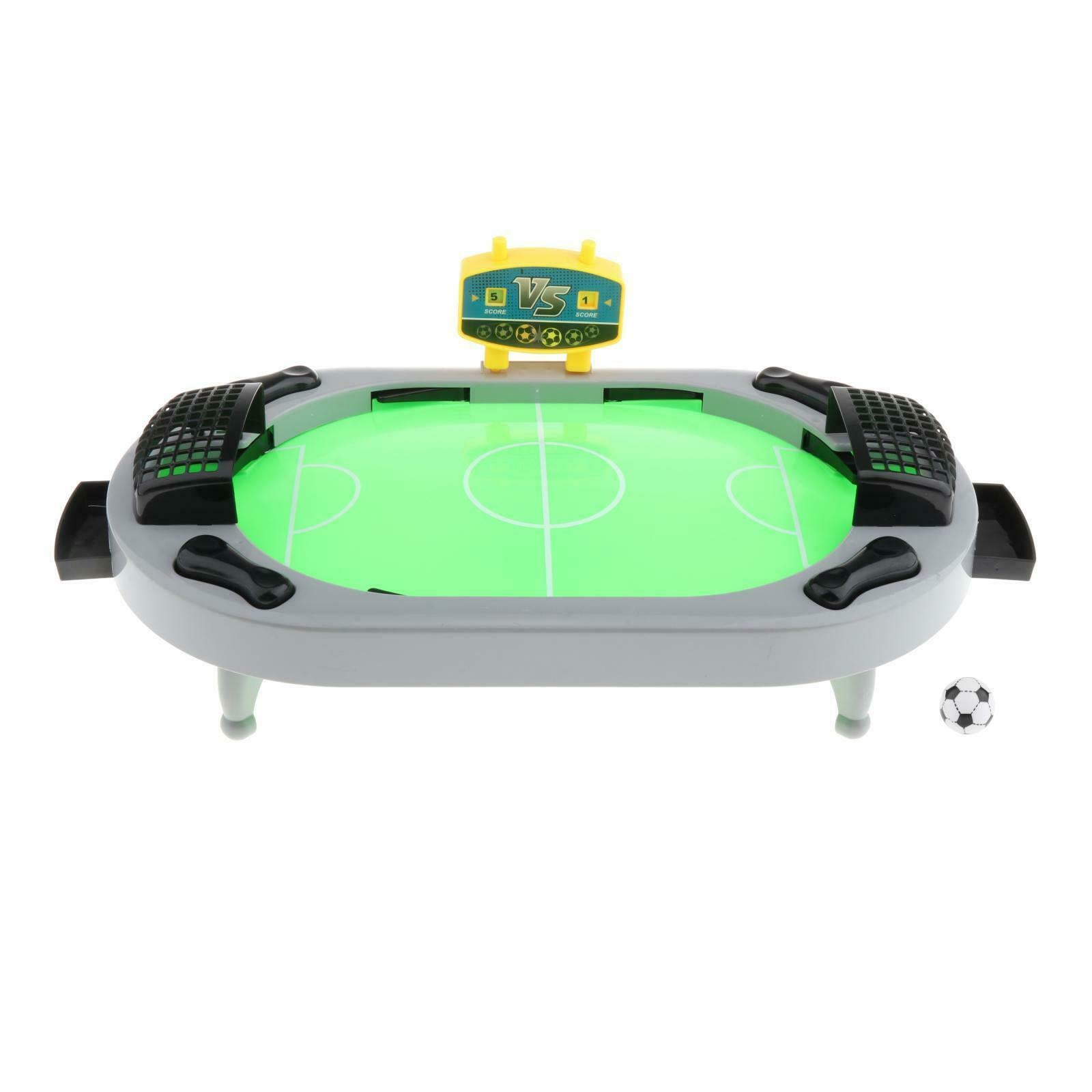 Novelty Table Soccer Game Sport with Two Balls and Score Keeper for Kids