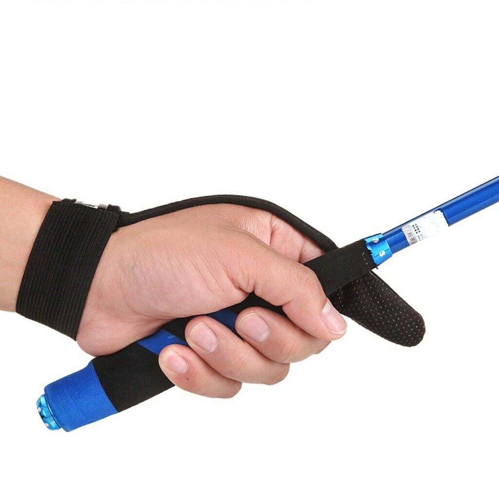 Fishing Glove Anti-Slip Guard Saltwater Trolling for Surf Fishing Black