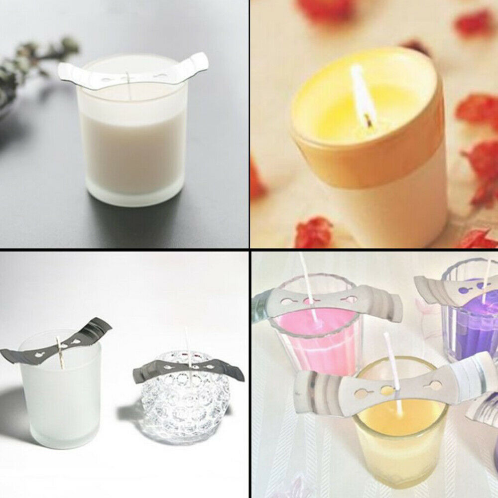 50x Pre Waxed Wicks for Candle Making Handmade With Sustainers DIY 15cm