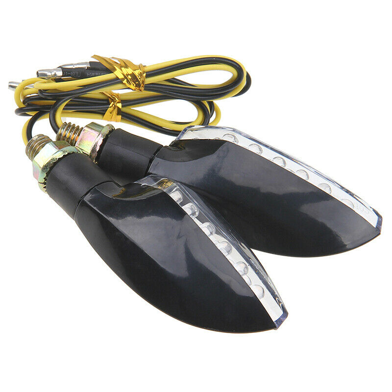 Motorcycle LED Turn Signal Light Indicator Blinker Amber For Yamaha FZ1 YZFR1 R6