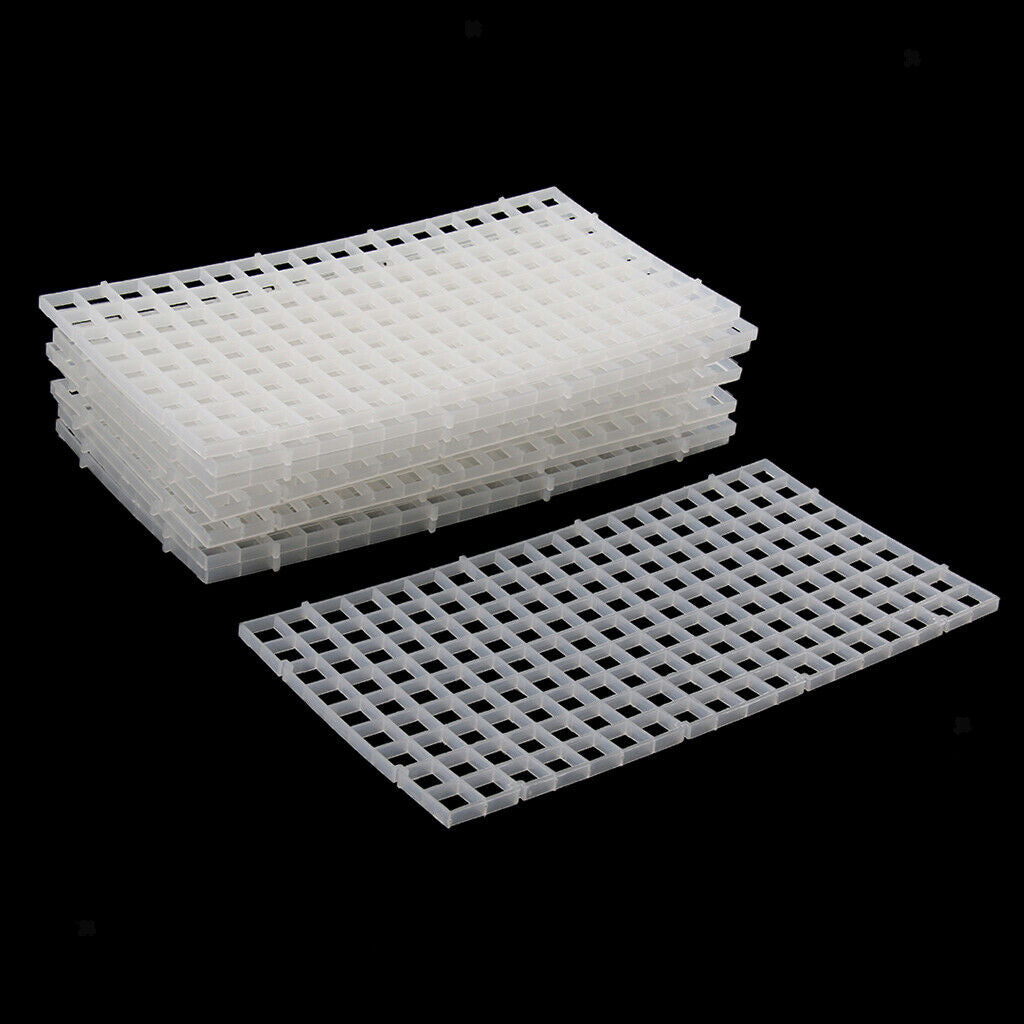 20 Packs Aquarium Plastic Divider Fish Tank Isolation Board Semi-transparent