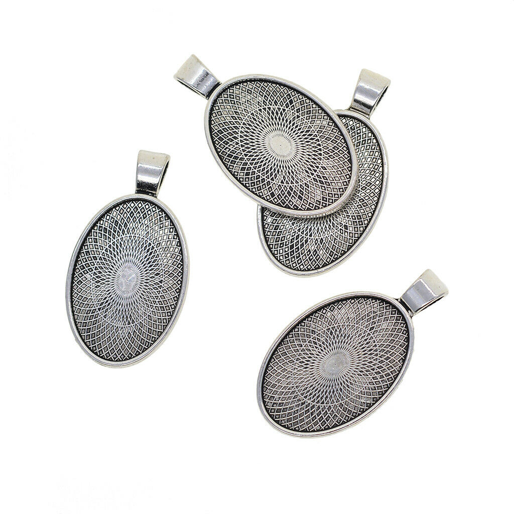 20x Do-it-yourself oval pendant setting 20x30mm cabochon setting bezel