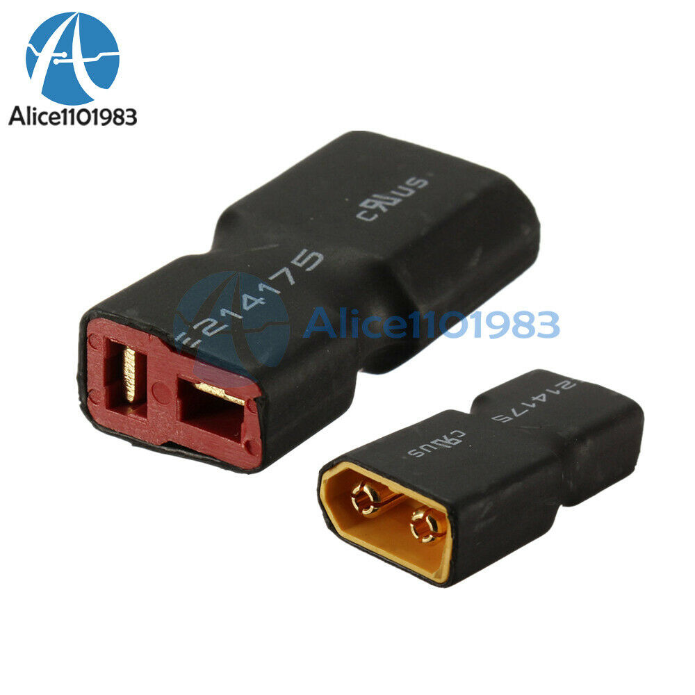 5PCS XT60 Male To Deans Plug RC Female T Connector Adapter Car Lipo Battery