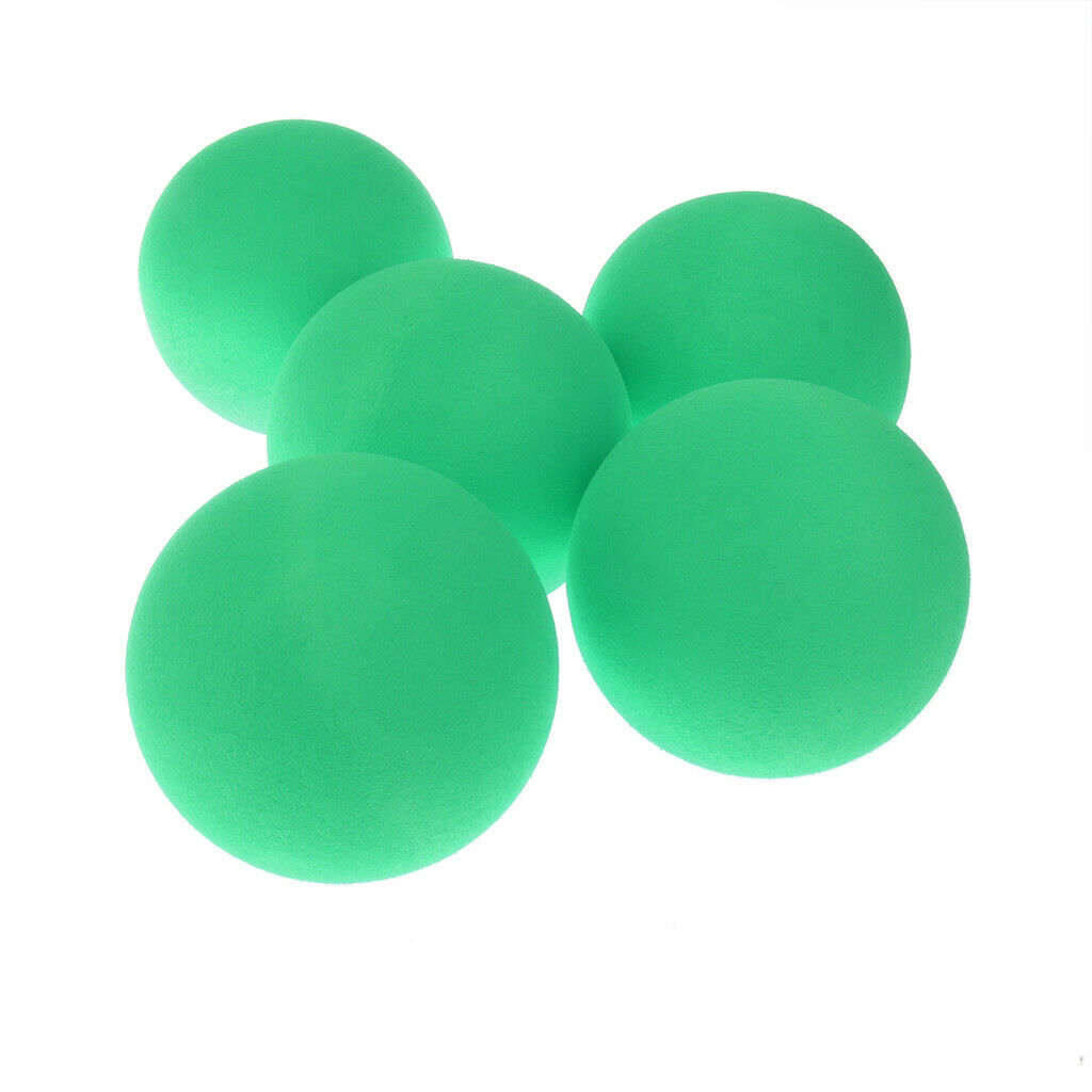 2.5'' EVA Ball Bouncy Balls Soft Foam Balls Pet Kid Toys Pack of 5 Green