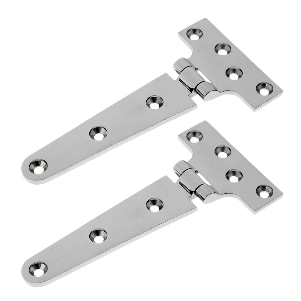 2-Piece T-Strap Door Hinge, Heavy-Duty Strap Hinge, Shed, Decorative Storage