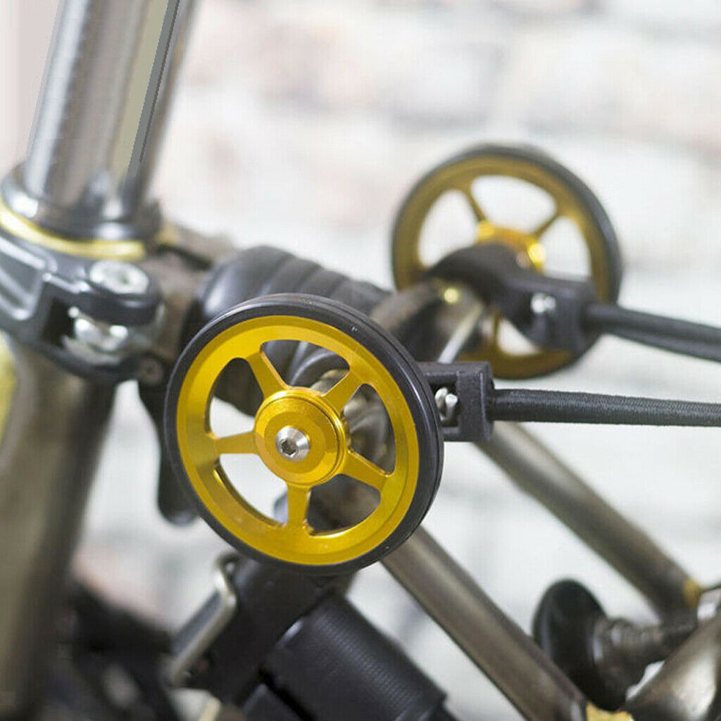 Bike Rack And 4 Easywheel Wheels for Brompton Luggage Rack