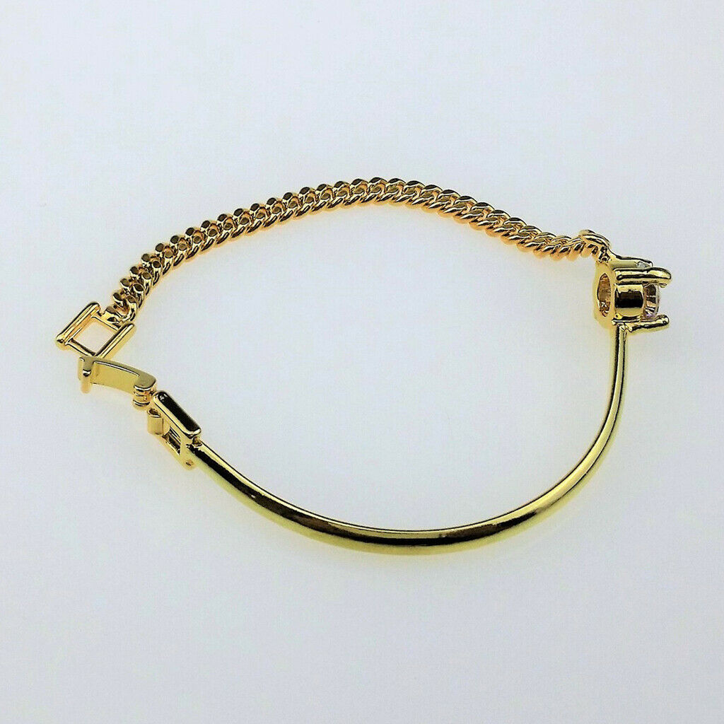 Sparkly Crystal Rhinestone Bracelet Bridal Bangle Wedding Prom Party Jewelry
