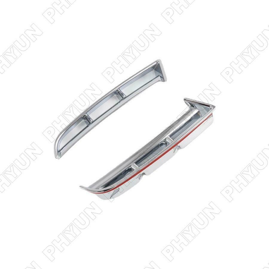 For 2021 Hyundai Tucson Chrome Front Fog Light Cover Bumper Trims Accessory 2x