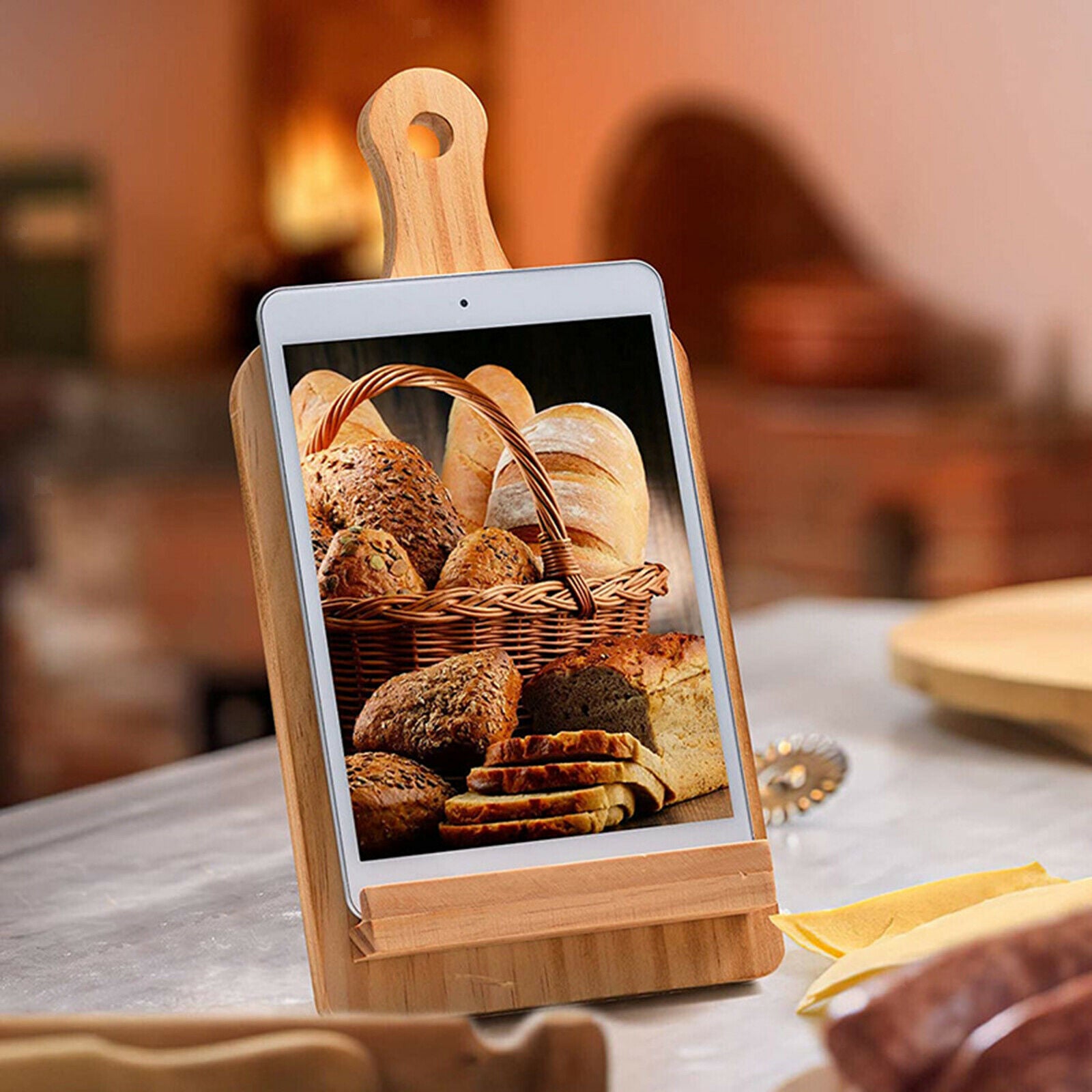 Lightweight Cookbook Stand Foldable Recipe Display Holder Bookrest Reading