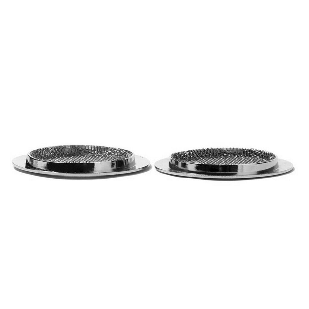 2x Screened Sound Holes Inserts Speaker Grill for Part