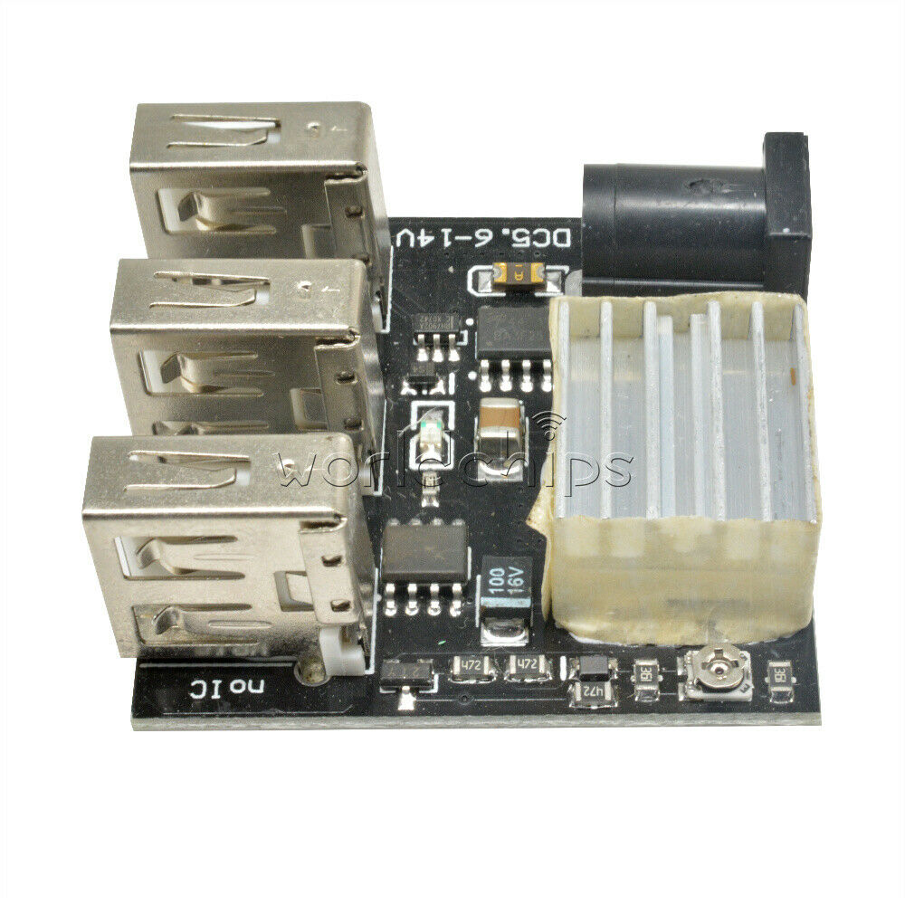 MiNi 3 USB Charging Modu 9V/12V To 5V 8A USB Power Bank Step-Down Boost Module