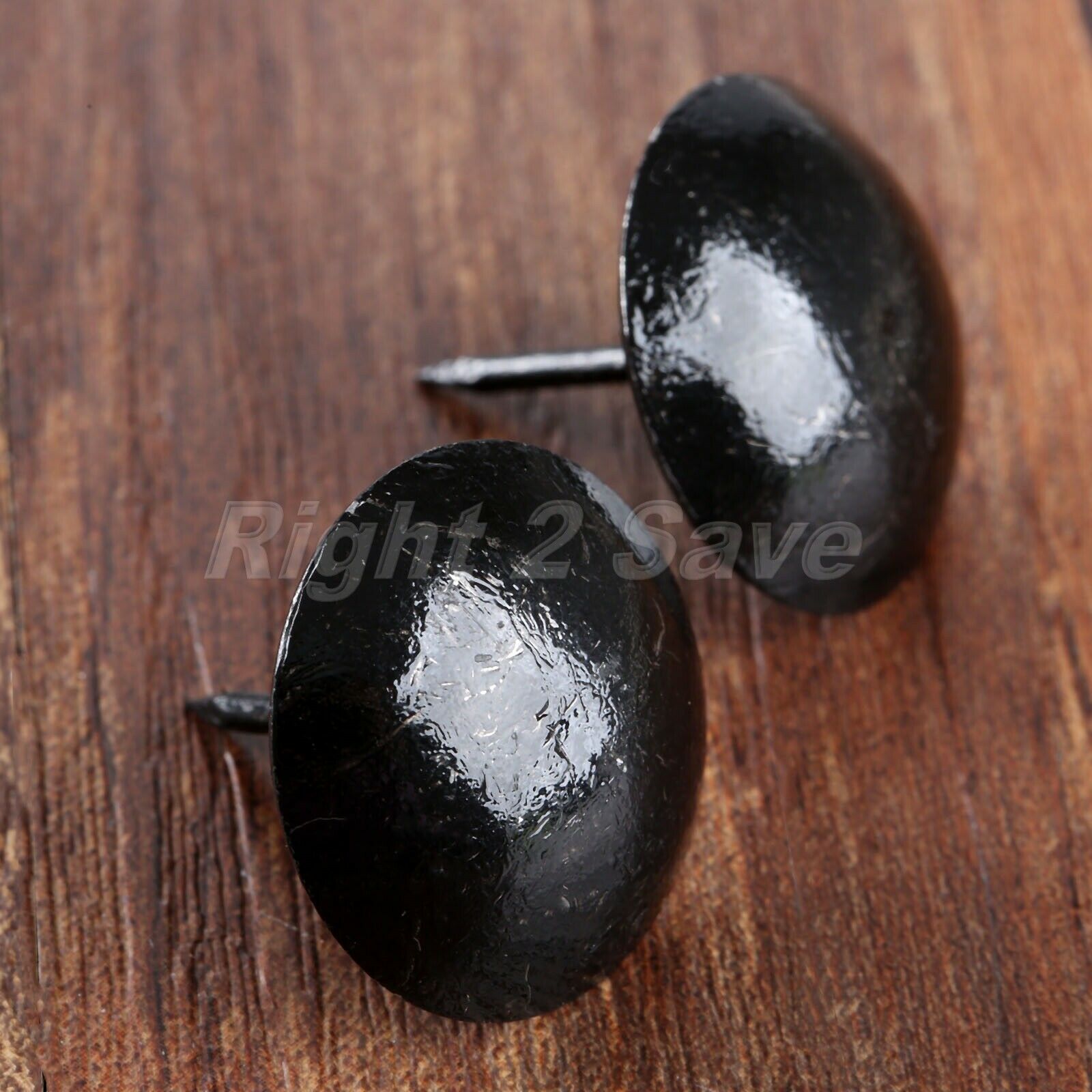 10Pcs Black Upholstery Nails Sofa Tack Studs Pins Jewelry Box Furniture Hardware