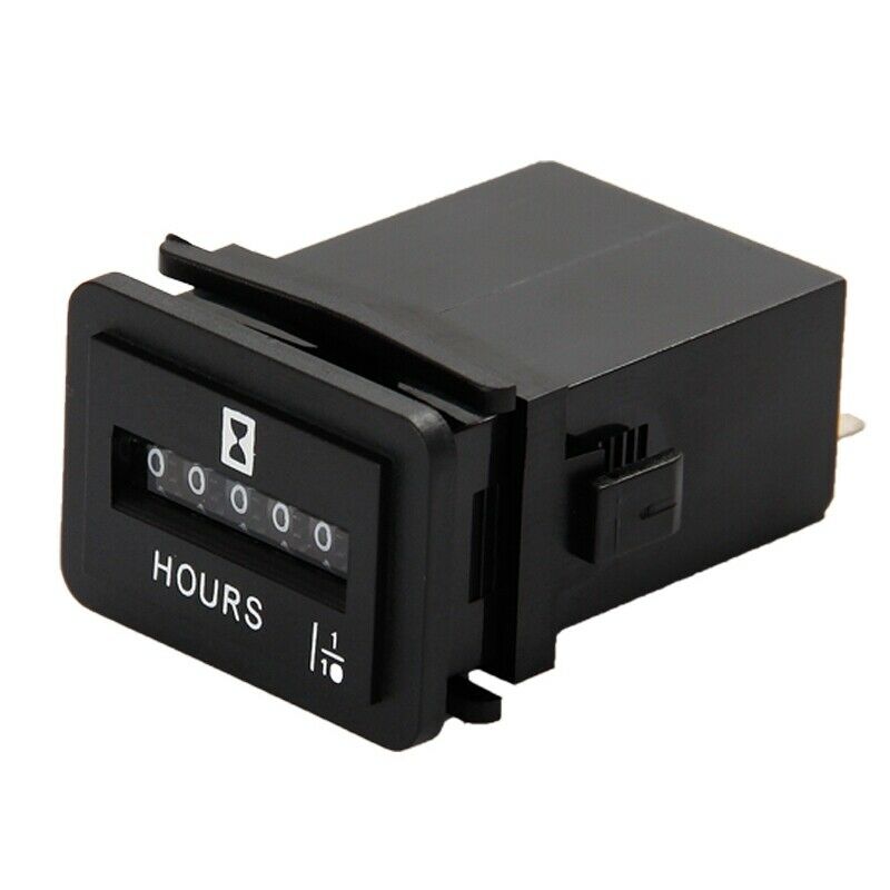 HM001 AC110-250V Timer Mechanical Hour Meter Hourmeter for Engine Generator BoX3