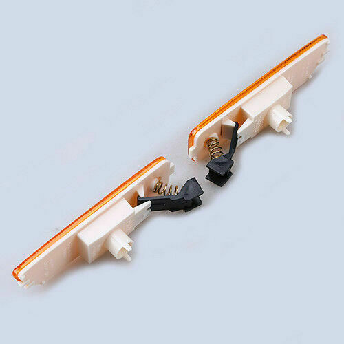 Pair Bumper Side Markers Corner Reflector Light Fit VW Jetta Golf MK4 1999-2005