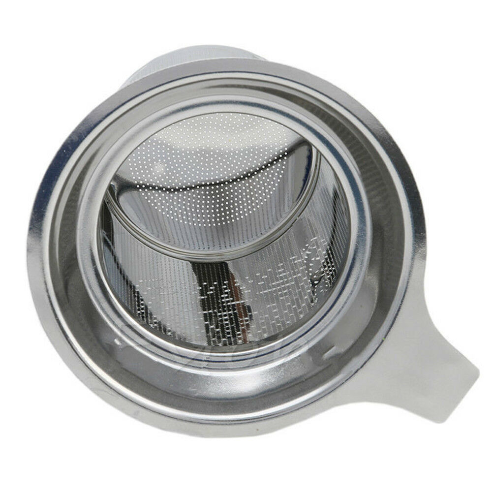 Stainless Steel Filter Loose Leaf Tea Herb Infuser Basket Strainer for Cups ADD