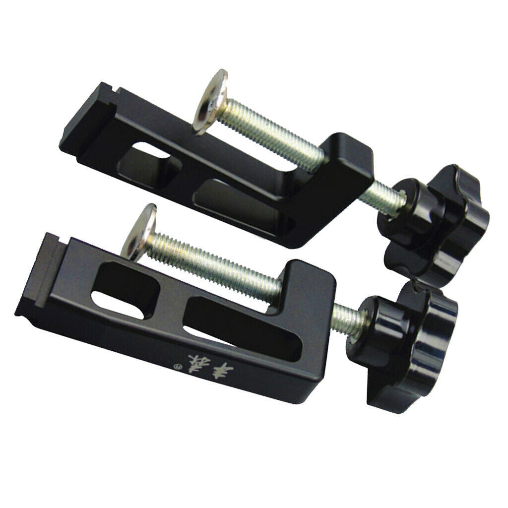 2PCS HEAVY DUTY T SLOT CLAMP 6'' WOODWORKING GRIP VISE - BLECK