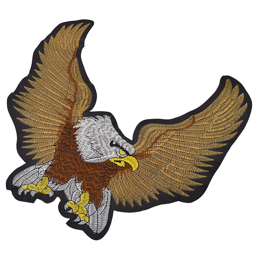 1Pc Eagle Embroidered Patches Badge Craft DIY for Coat Jacket Pants