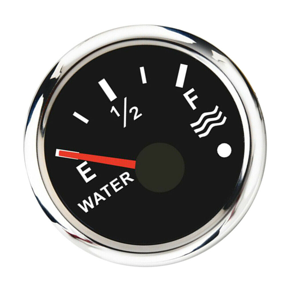 240-33ohms 12 / 24V 52mm Marine Boat Water Tank Level Gauge 2