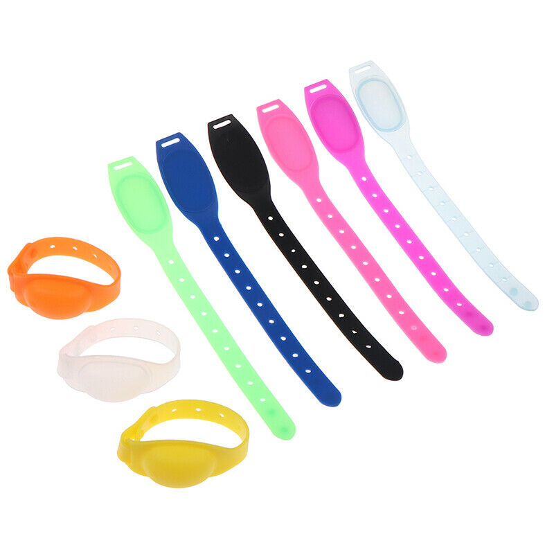 Portable Sillicone Soap Bracelet Wristband Hand Dispenser Band + Squeeze .l8