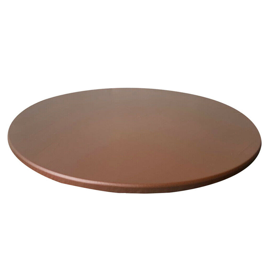 2 Pack Fitted Polyester Table Cover Cloth Round Tablecloths 48inch Dia
